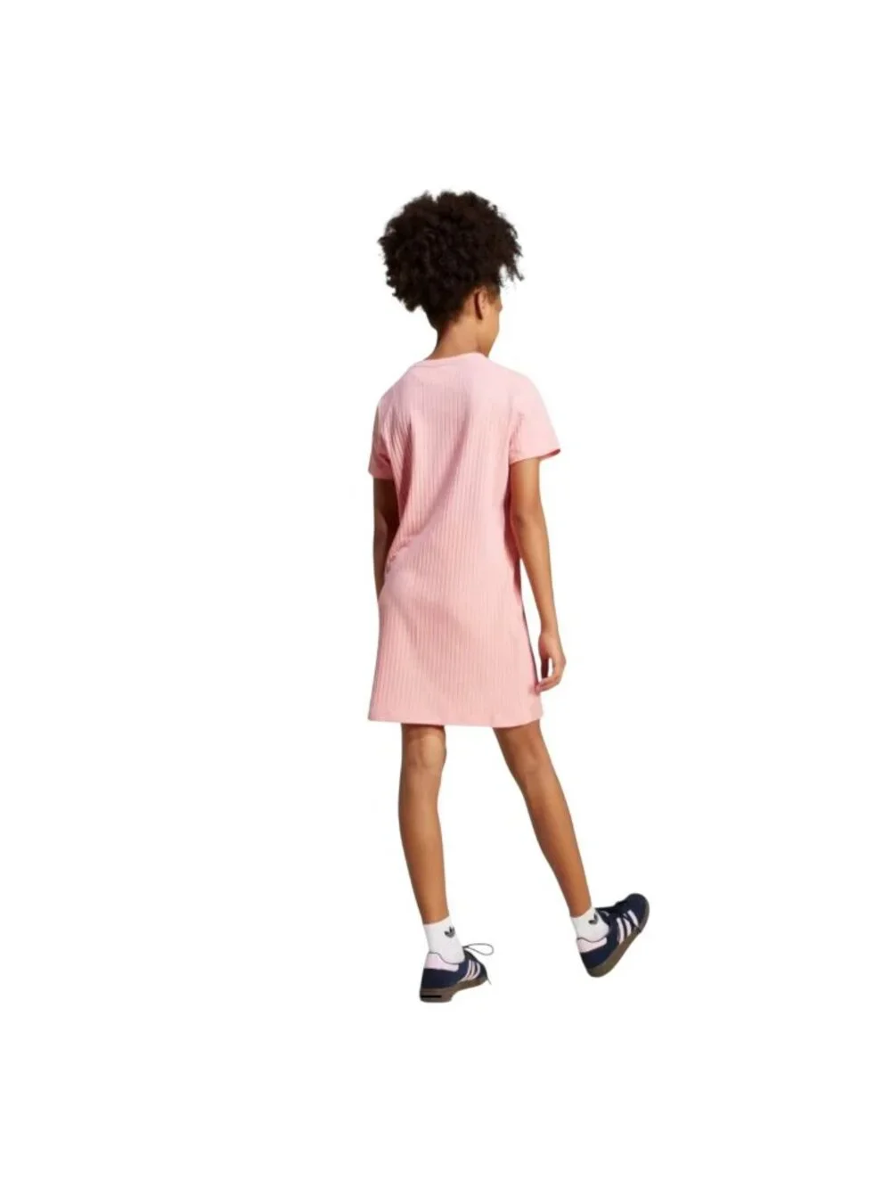 ADIDAS Girls Pink Ribbed Dress Size Large NEW NWT - Picture 3 of 3